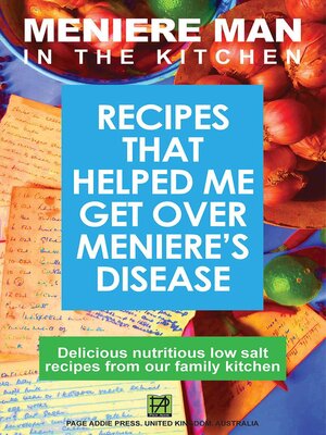 cover image of Meniere Man in the Kitchen. Recipes That Helped Me Get Over Meniere's